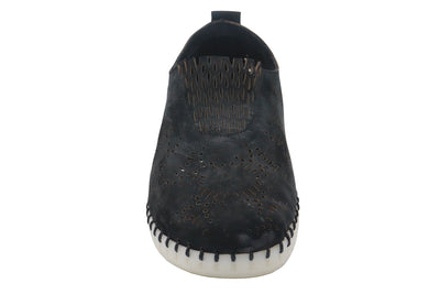Eric Michael Stella Perforated Leather Slip On