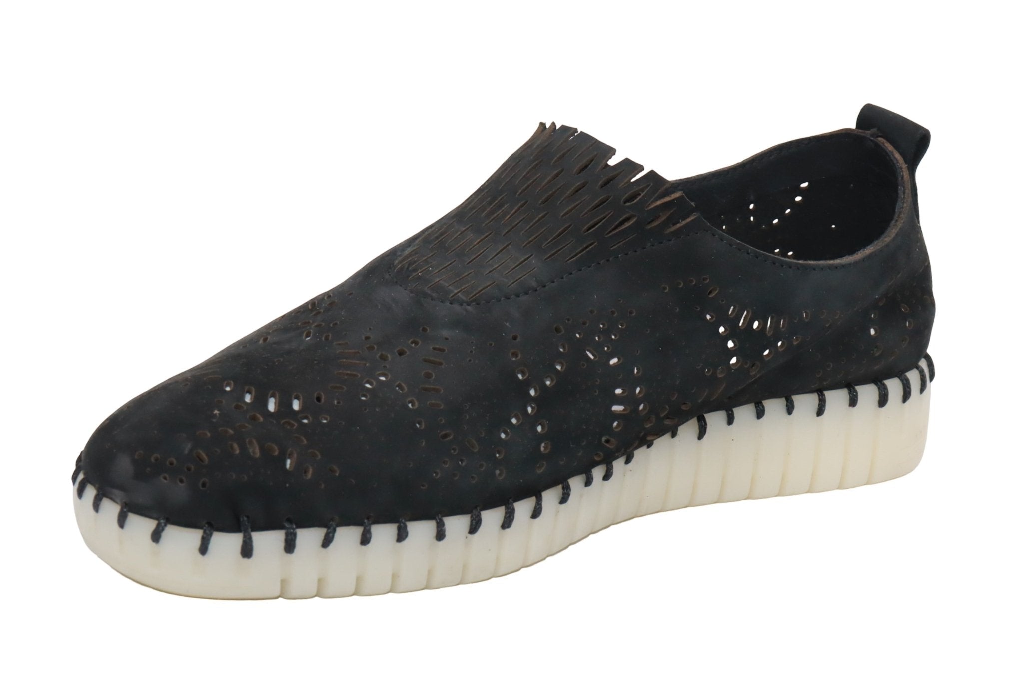 Eric Michael Stella Perforated Leather Slip On