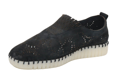 Eric Michael Stella Perforated Leather Slip On