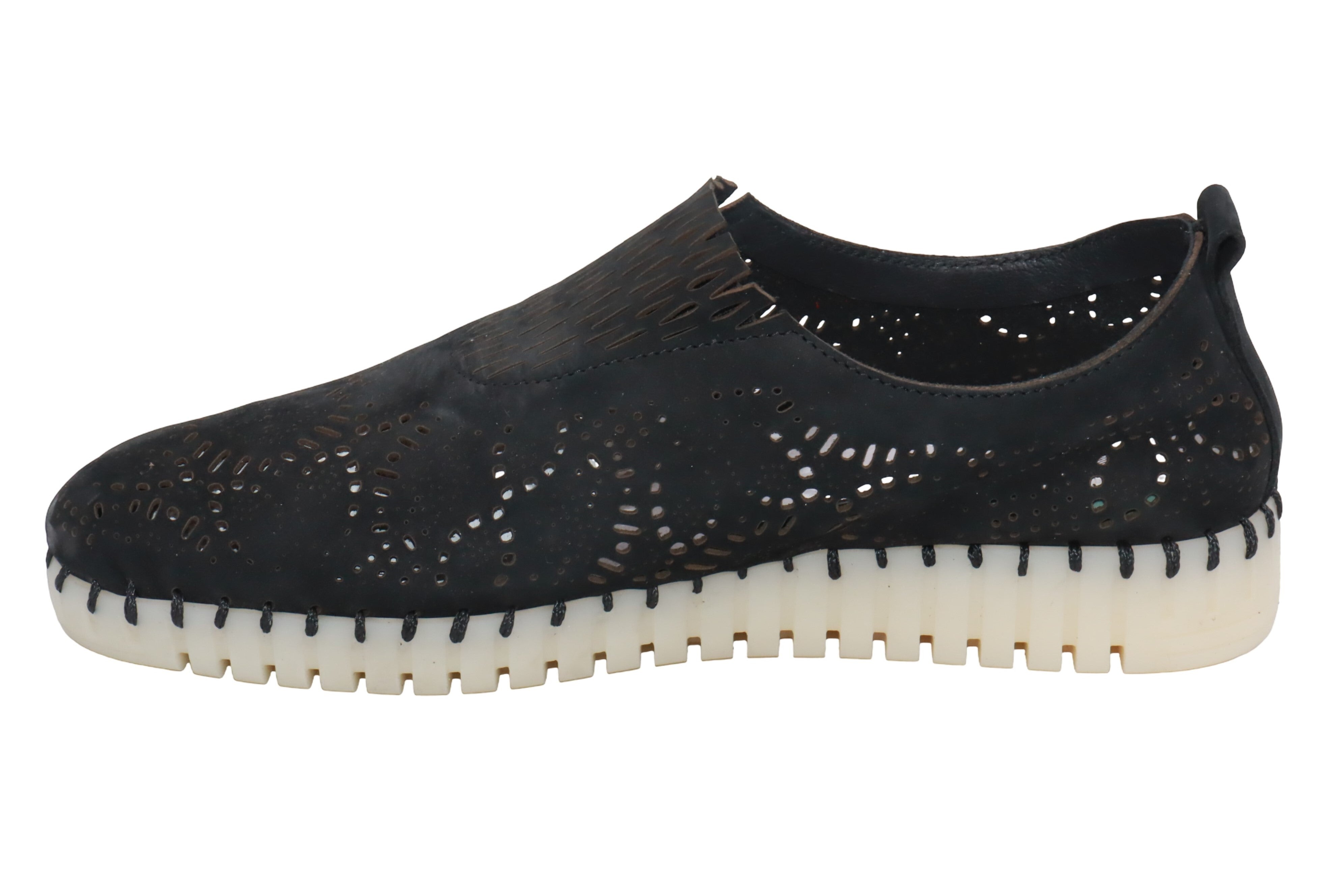 Eric Michael Stella Perforated Leather Slip On