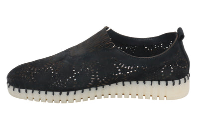 Eric Michael Stella Perforated Leather Slip On