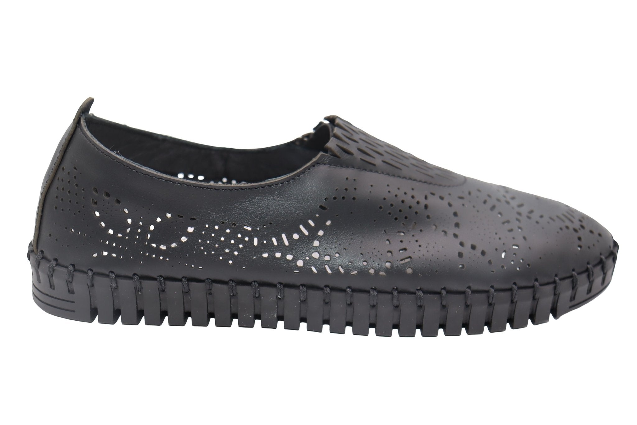 Eric Michael Stella Perforated Leather Slip On