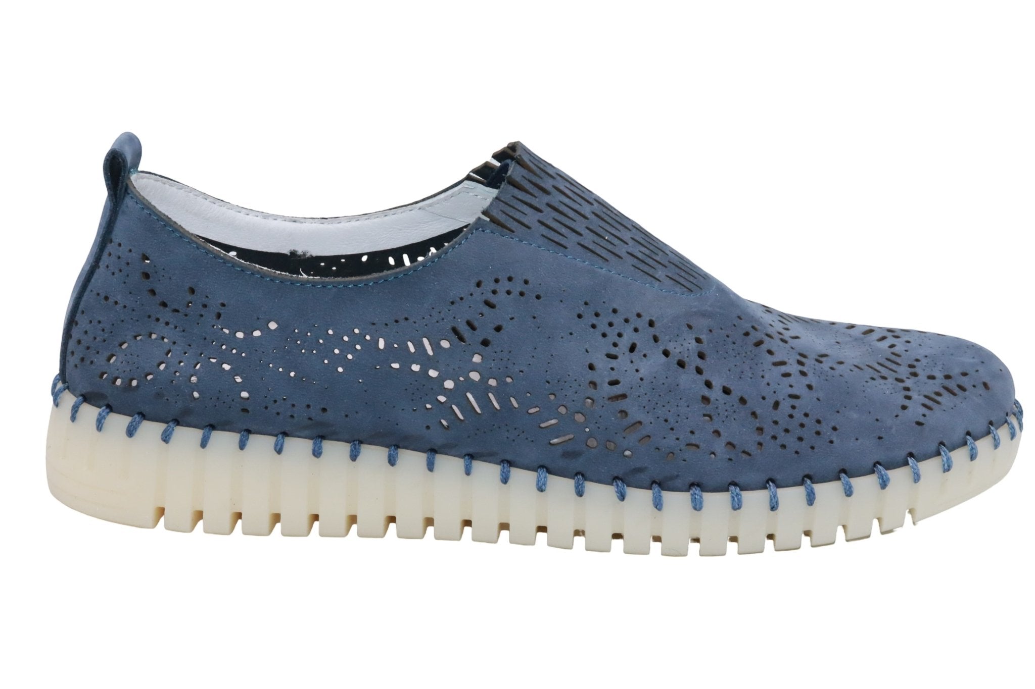Eric Michael Stella Perforated Leather Slip On
