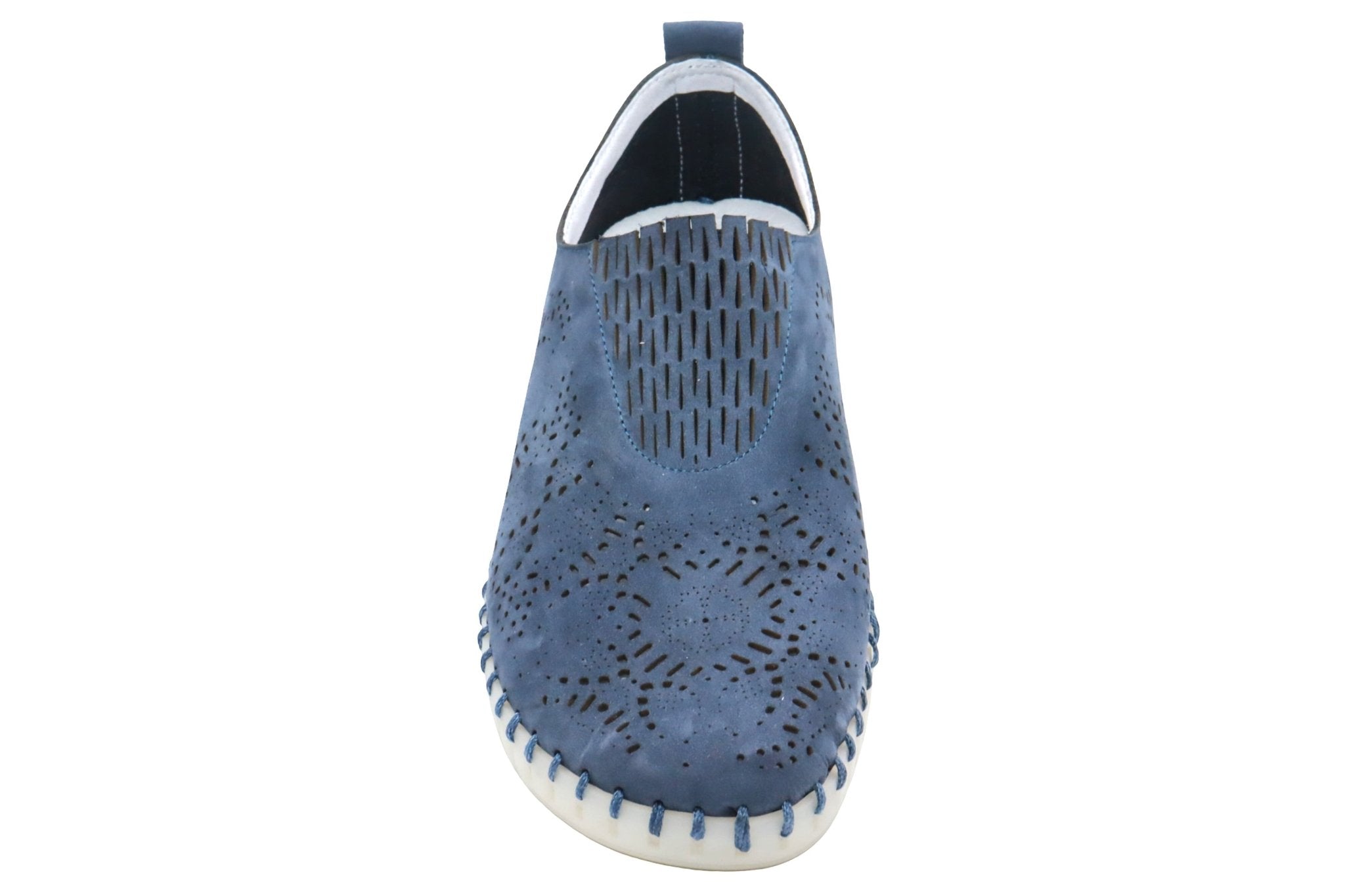 Eric Michael Stella Perforated Leather Slip On