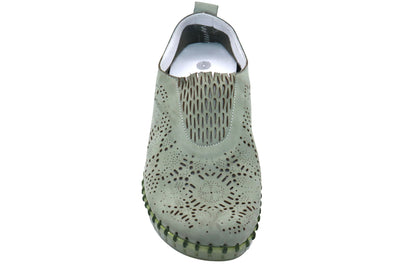 Eric Michael Stella Perforated Leather Slip On