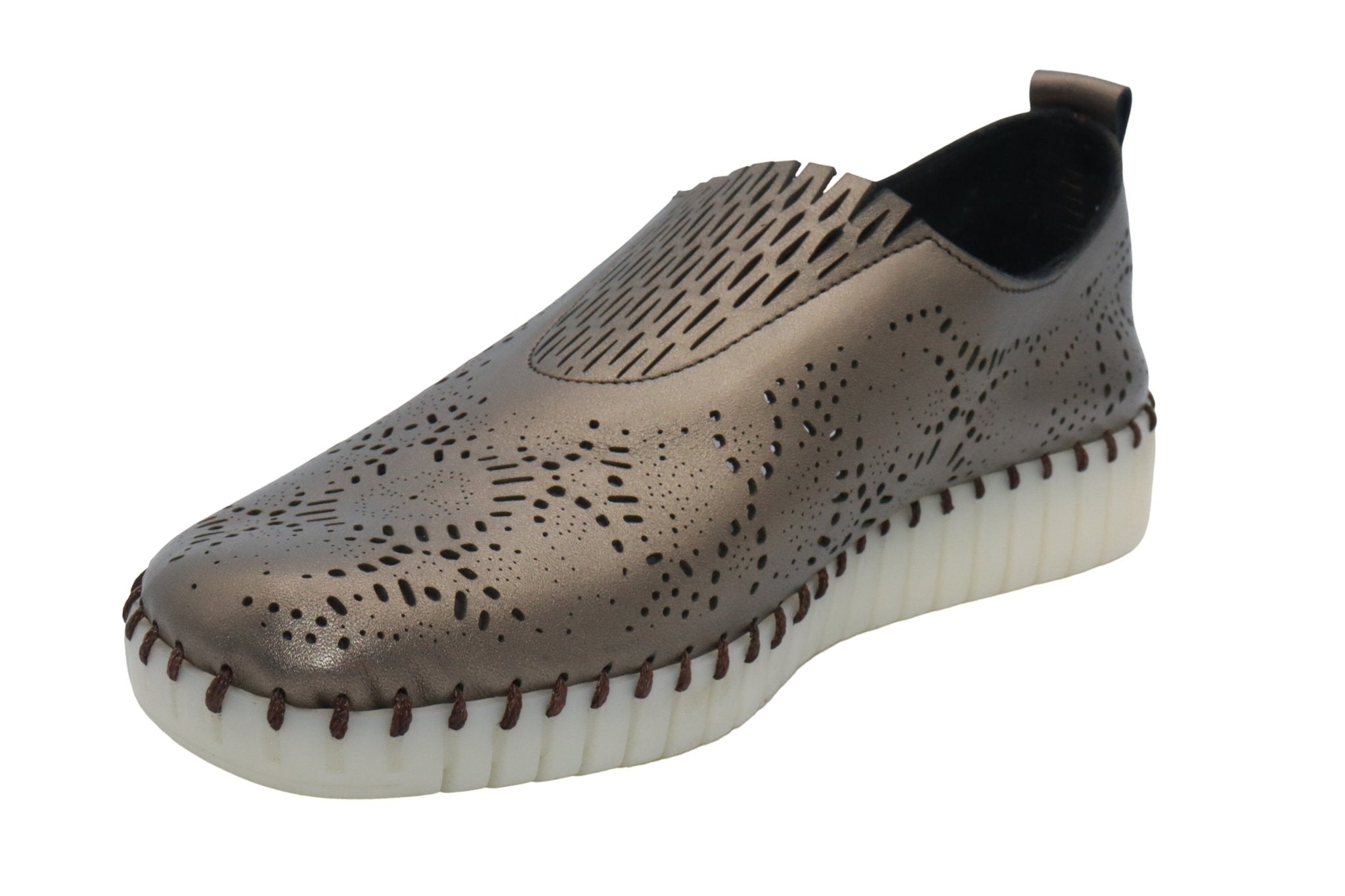 Eric Michael Stella Perforated Leather Slip On