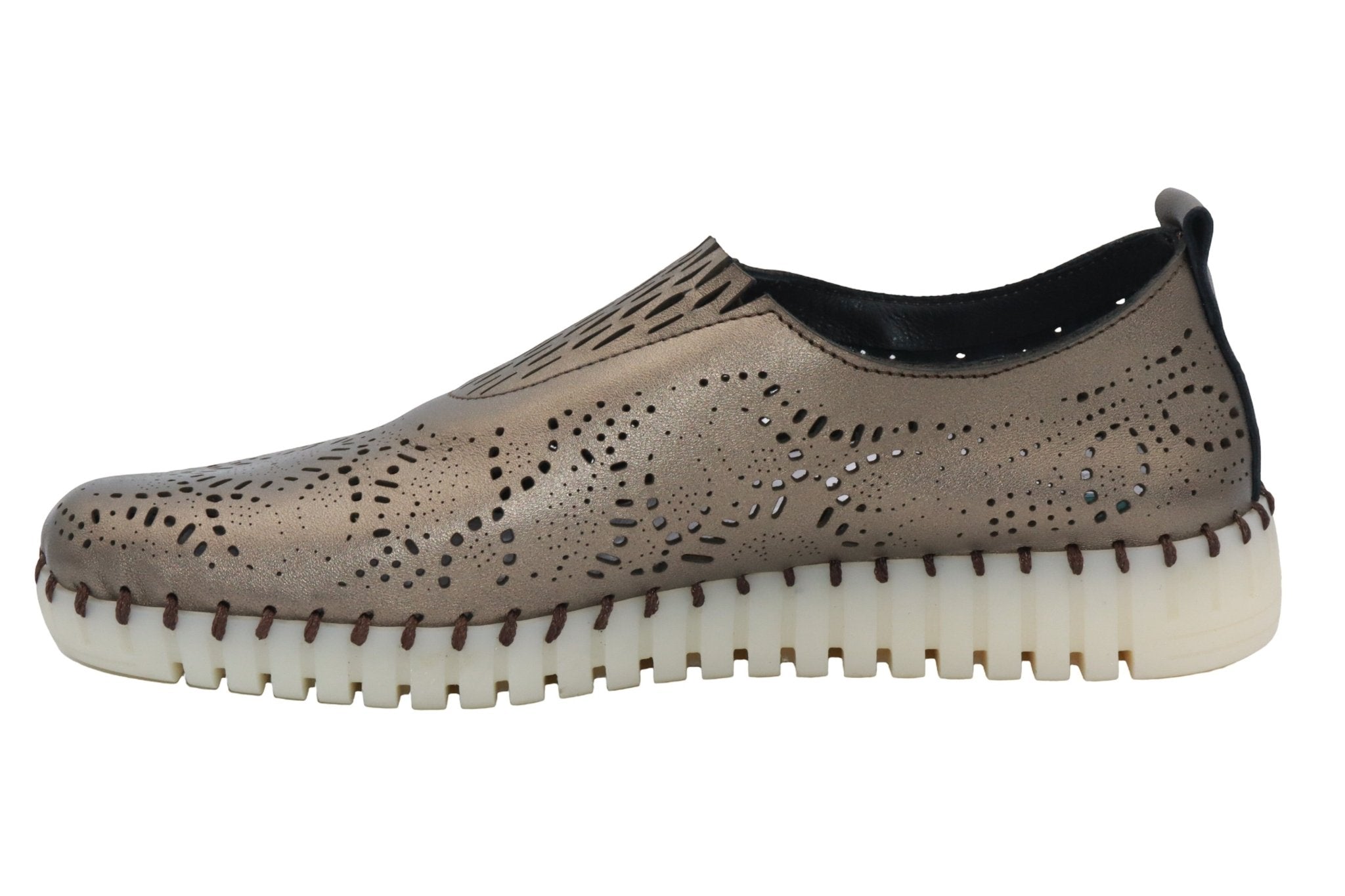 Eric Michael Stella Perforated Leather Slip On