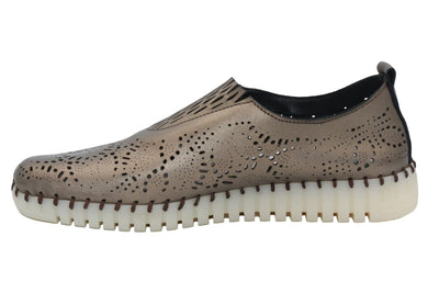 Eric Michael Stella Perforated Leather Slip On