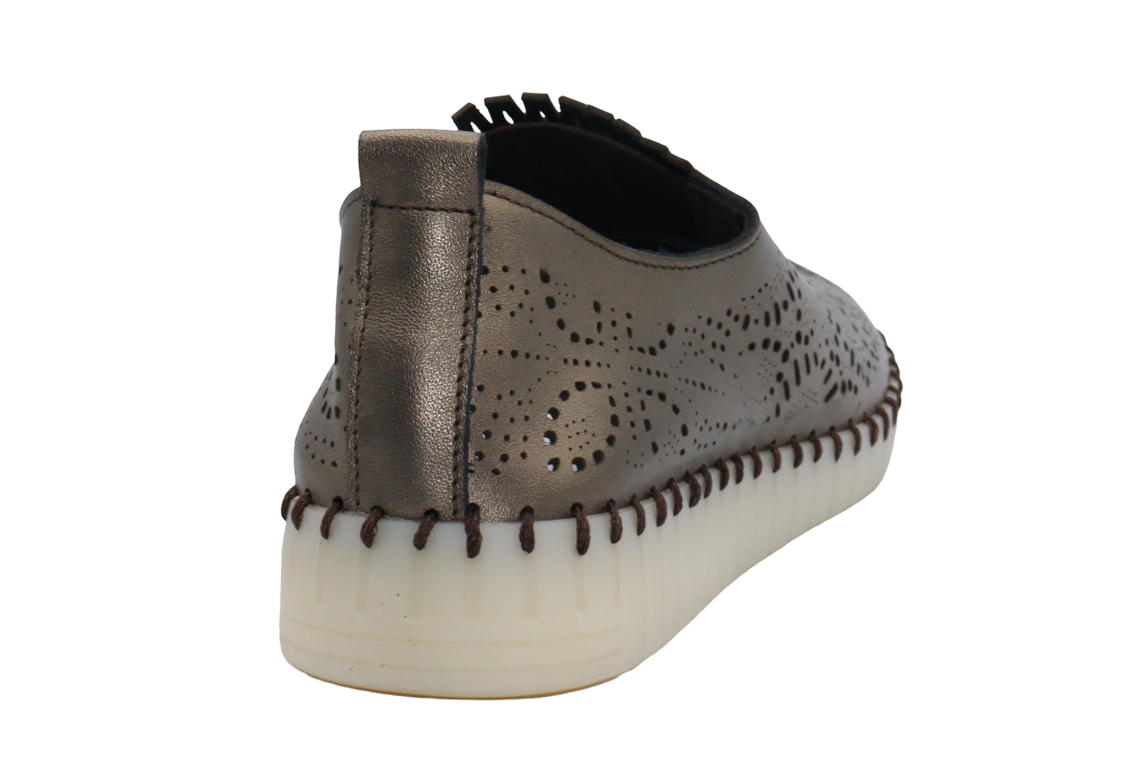 Eric Michael Stella Perforated Leather Slip On