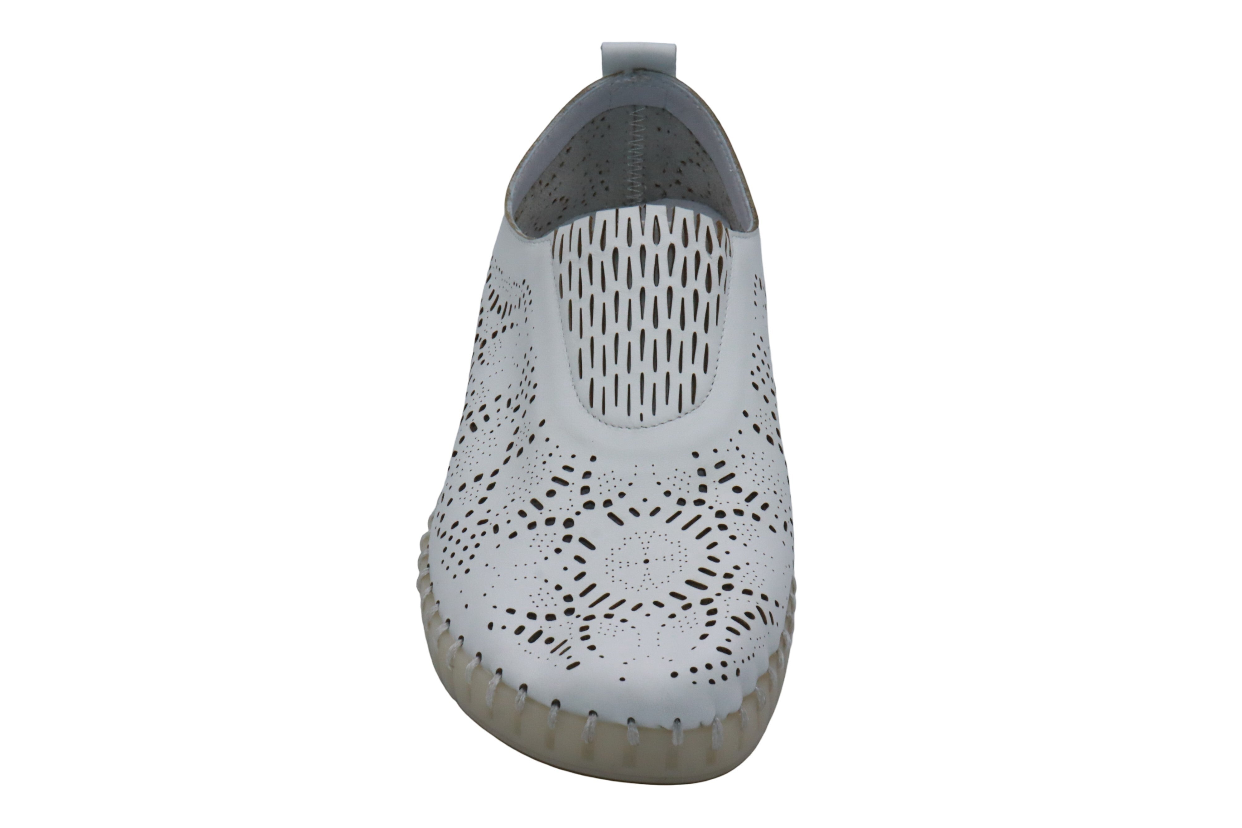 Eric Michael Stella Perforated Leather Slip On