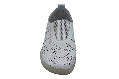 Eric Michael Stella Perforated Leather Slip On