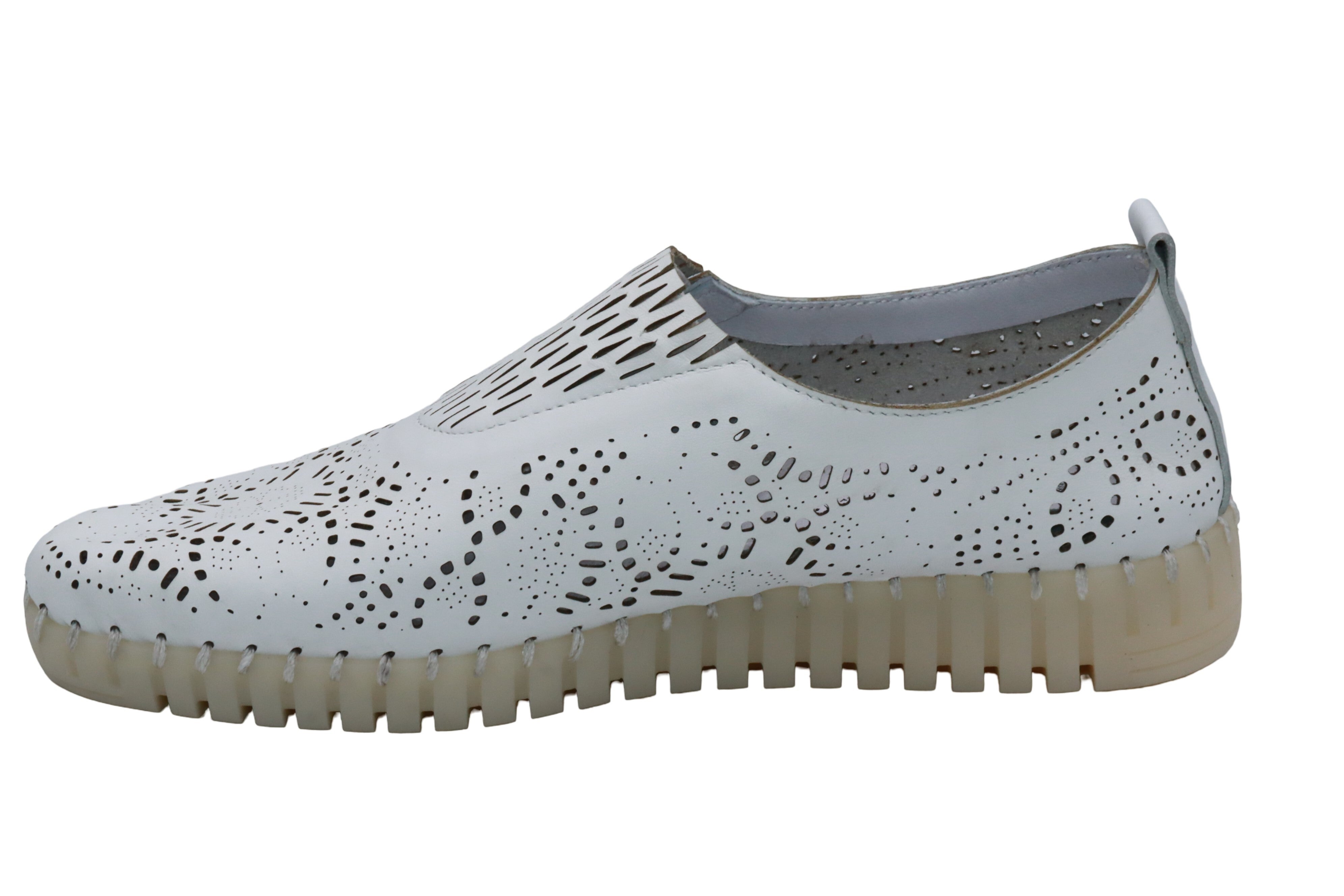 Eric Michael Stella Perforated Leather Slip On