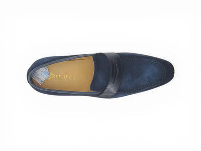 Carrucci Shoes KS Timeless Luxe Elegant Penny Loafer Suede KS550 01S view 9