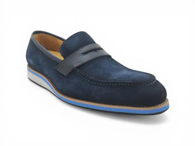 Carrucci Shoes KS Timeless Luxe Elegant Penny Loafer Suede KS550 01S view 11