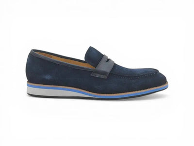 Carrucci Shoes KS Timeless Luxe Elegant Penny Loafer Suede KS550 01S view 8