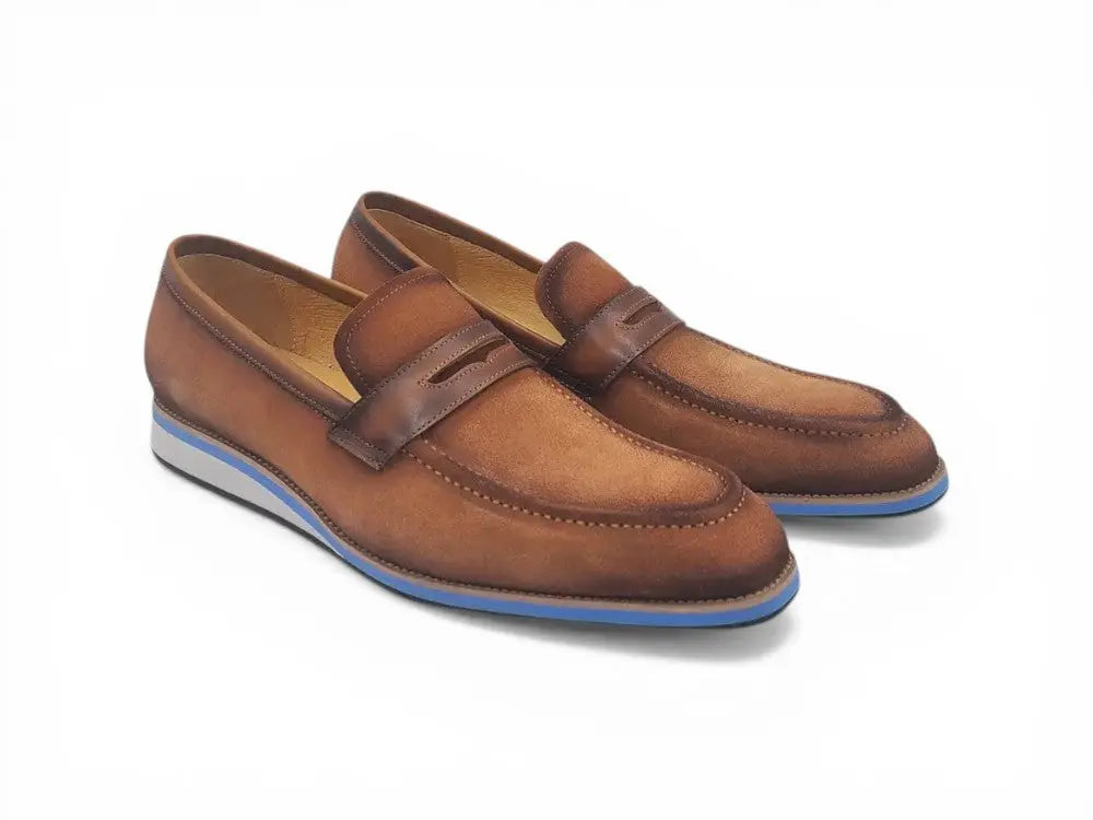 Carrucci Shoes KS Timeless Luxe Elegant Penny Loafer Suede KS550 01S view 16