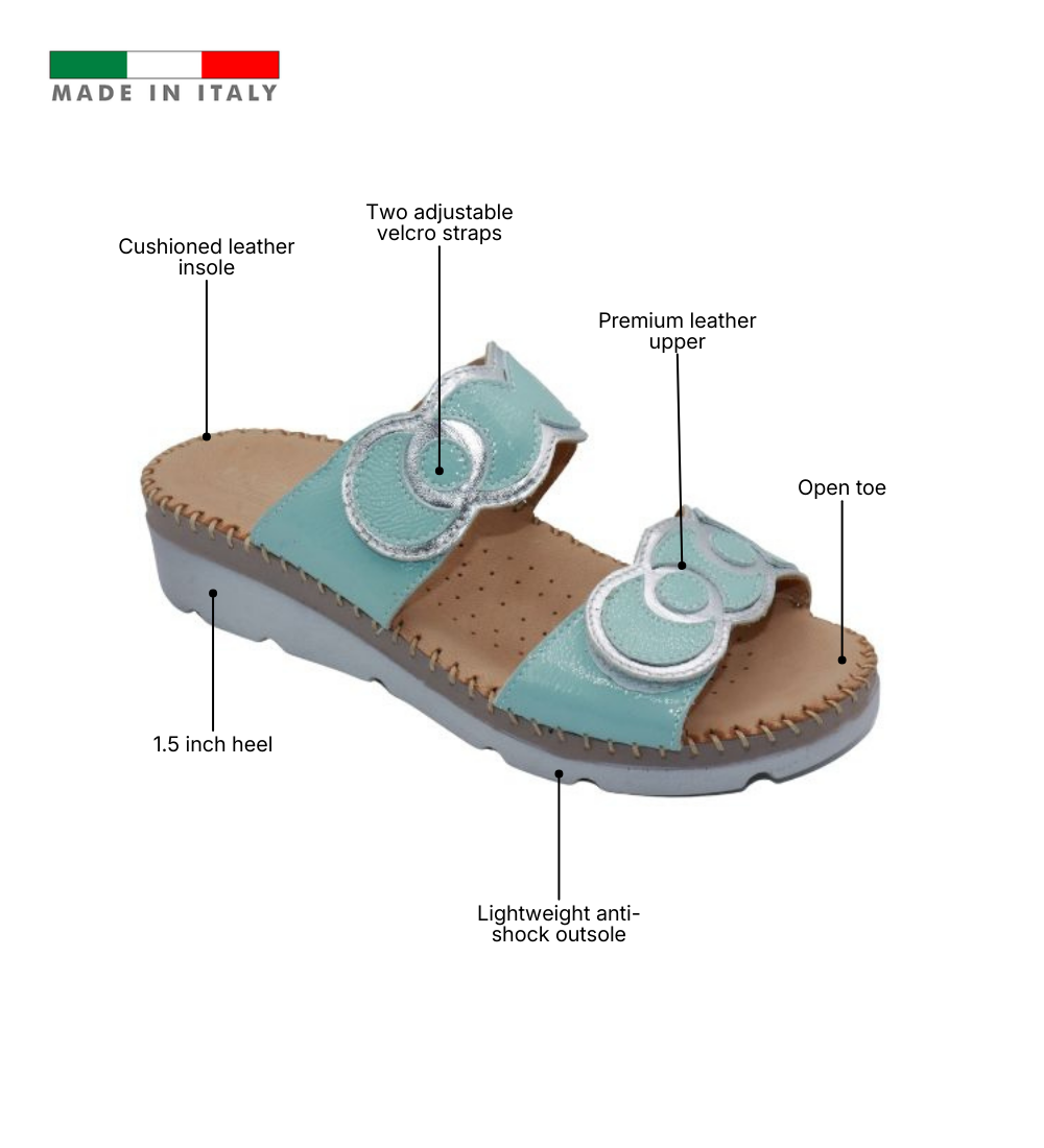 Sugar Ring Detail Adjustable Sandal