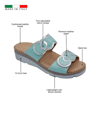 Sugar Ring Detail Adjustable Sandal