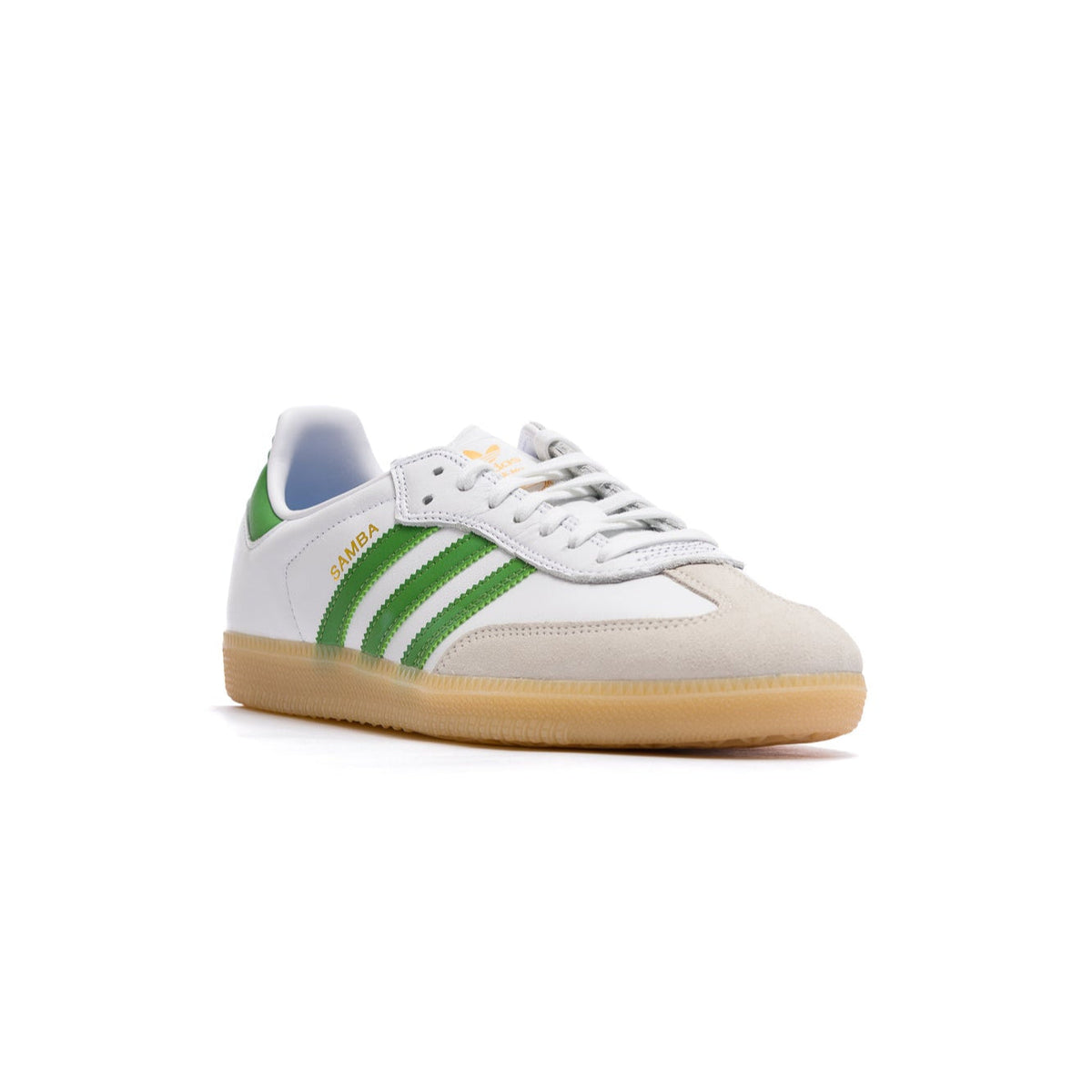 Adidas Skateboarding Samba ADV Skate Shoe - White/Green/Gum