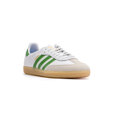 Adidas Skateboarding Samba ADV Skate Shoe - White/Green/Gum