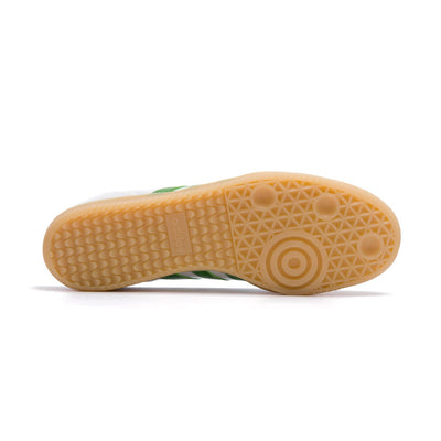 Adidas Skateboarding Samba ADV Skate Shoe - White/Green/Gum