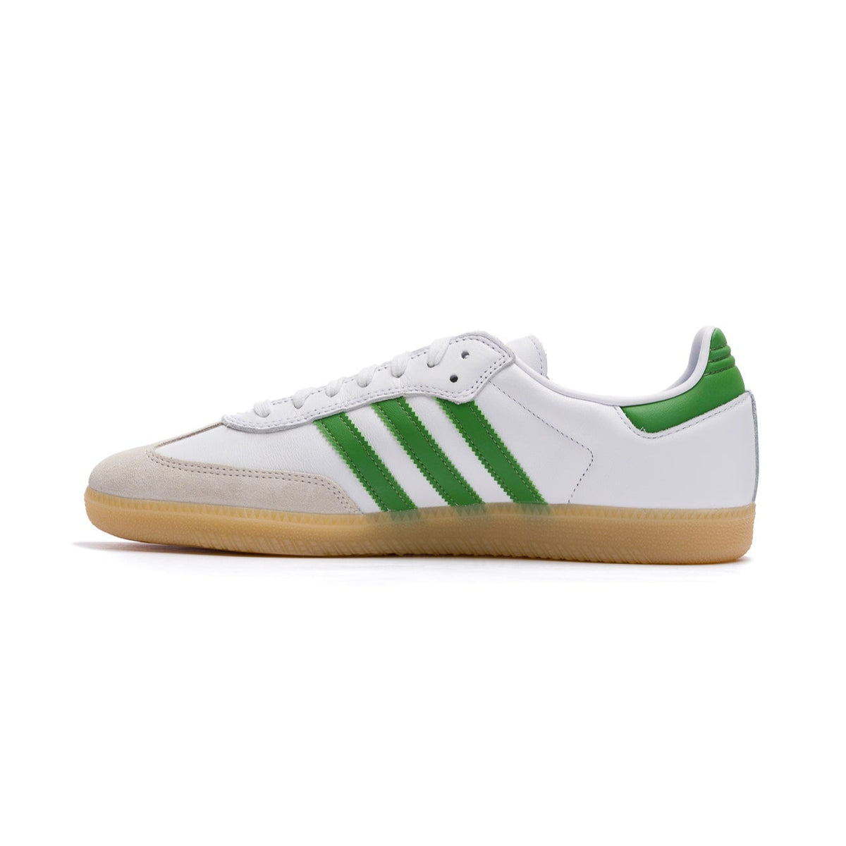 Adidas Skateboarding Samba ADV Skate Shoe - White/Green/Gum