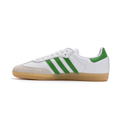 Adidas Skateboarding Samba ADV Skate Shoe - White/Green/Gum
