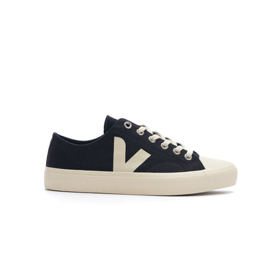 Veja Wata II Low Canvas Shoe - Black/Pierre