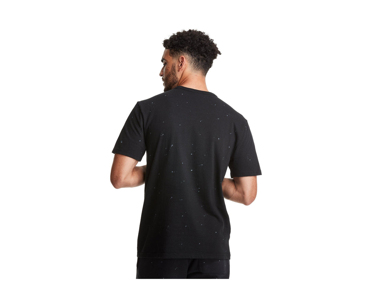 Champion C Life Heritage Paint Splatter Men's T-Shirt — Black