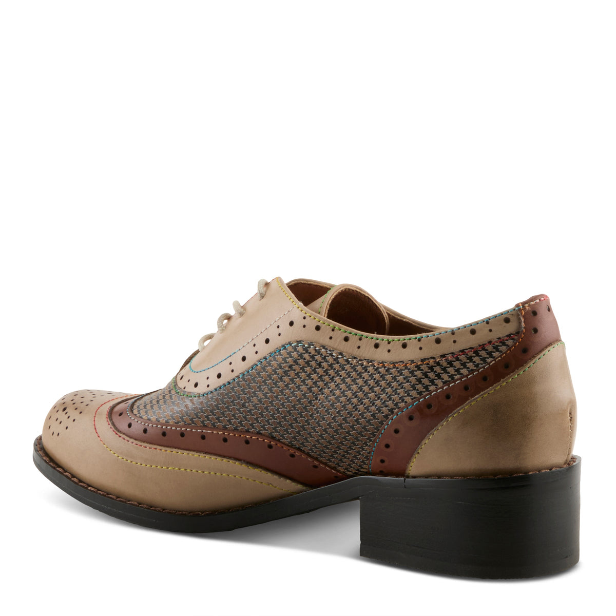 L'Artiste Tapdancer-Check Women's Oxfords — product view 7