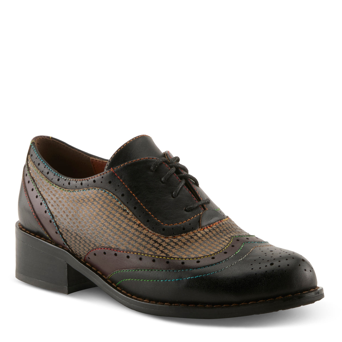 L'Artiste Tapdancer-Check Women's Oxfords — product view 8