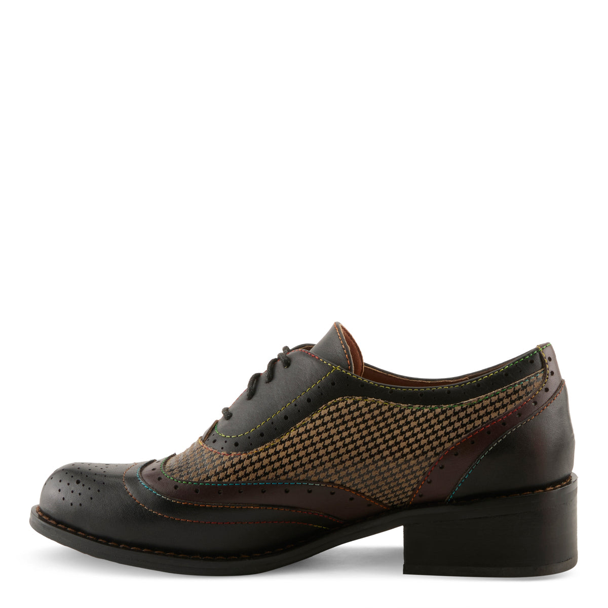 L'Artiste Tapdancer-Check Women's Oxfords — product view 9
