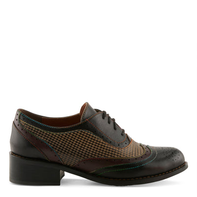L'Artiste Tapdancer-Check Women's Oxfords — product view 12