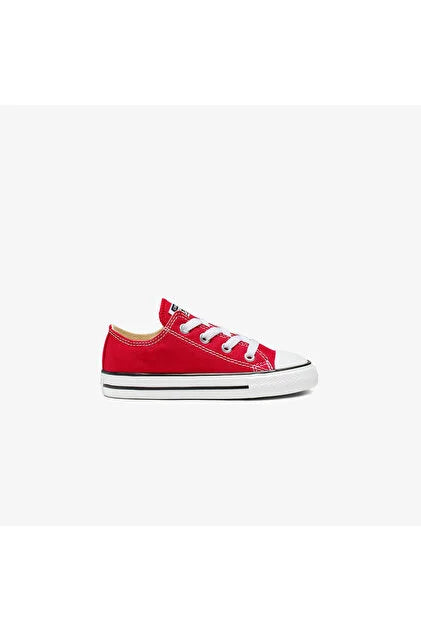 Converse Chuck Taylor All Star Ox Toddlers' (TD) Sneakers — Red Canvas Low-Top