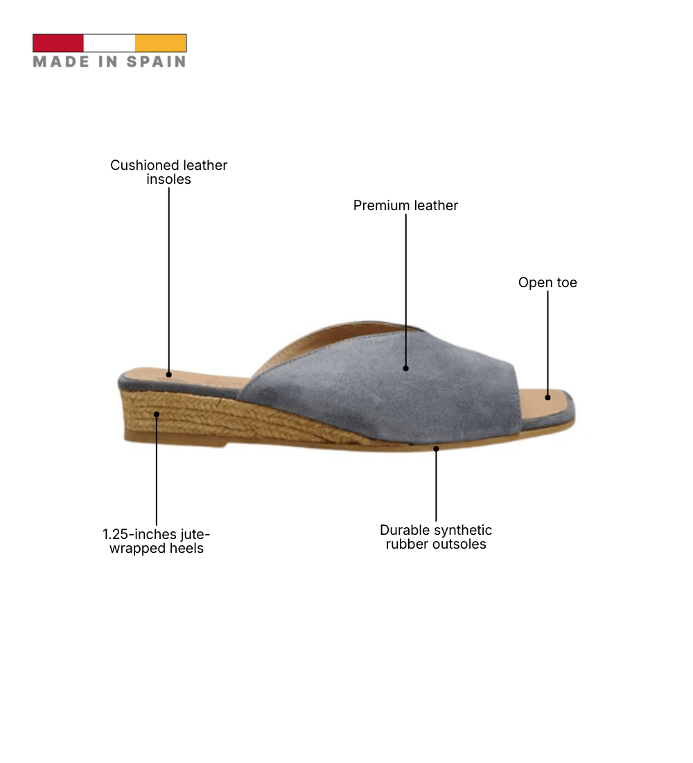 Eric Michael Tamara Minimalist Leather Slide