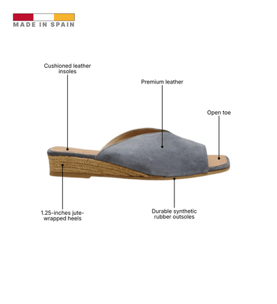 Eric Michael Tamara Minimalist Leather Slide