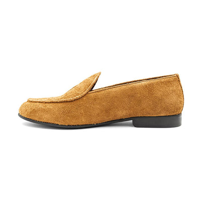 Men's Tan Textured Suede Milano Loafer