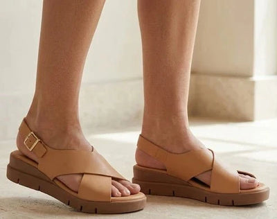 Eric Michael Ramona Women’s Criss-Cross Wedge Sandal
