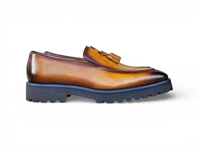Tassel Loafer in Lug Sole Carrucci Shoes Men's