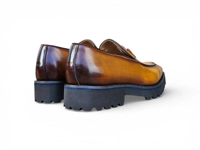 Tassel Loafer in Lug Sole Carrucci Shoes Men's