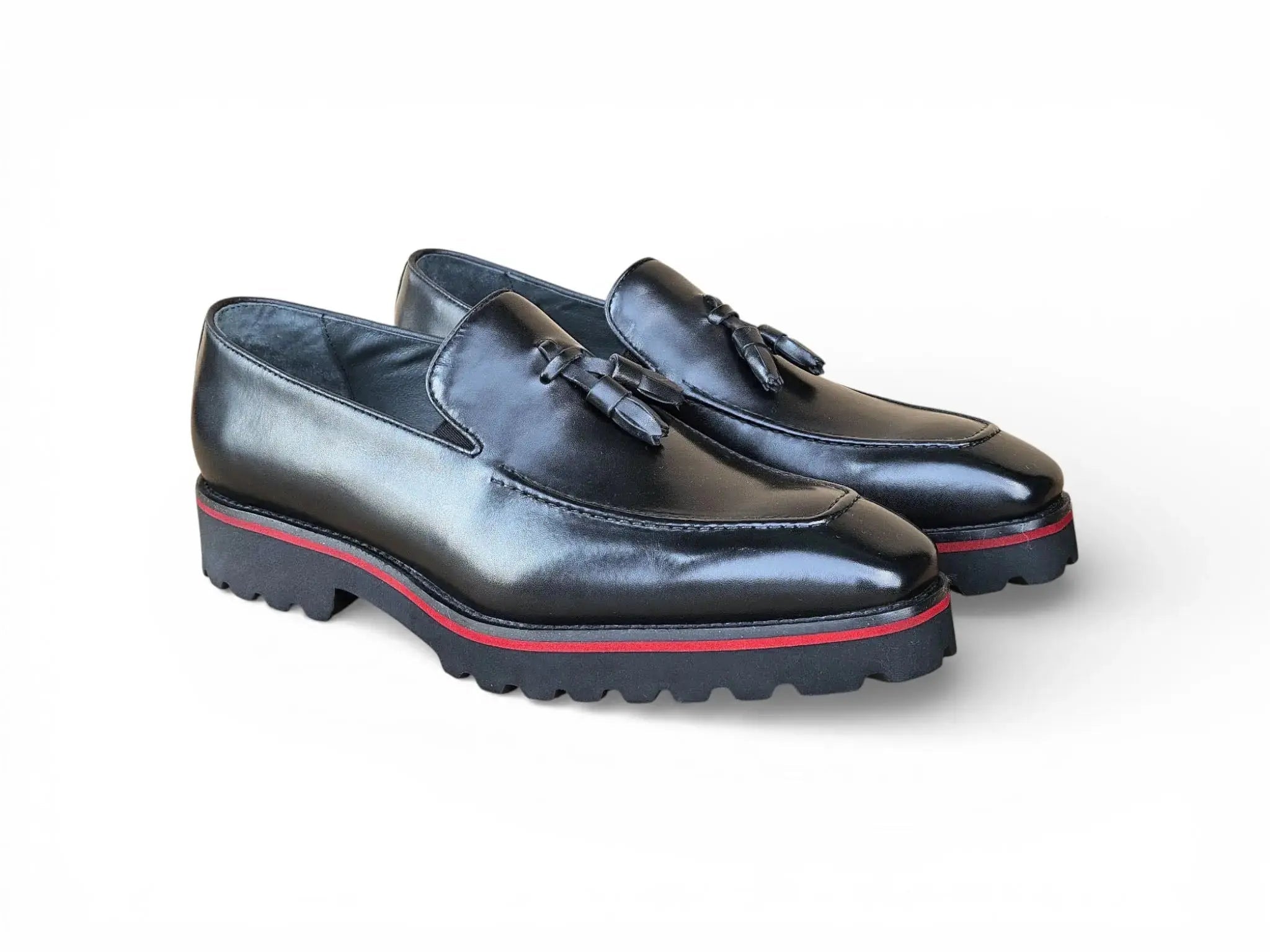 Tassel Loafer in Lug Sole Carrucci Shoes Men's