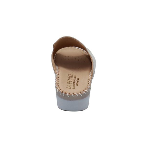 Tassle Leather Whip-Stitched Slide