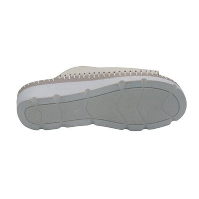 Tassle Leather Whip-Stitched Slide