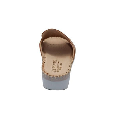 Tassle Leather Whip-Stitched Slide