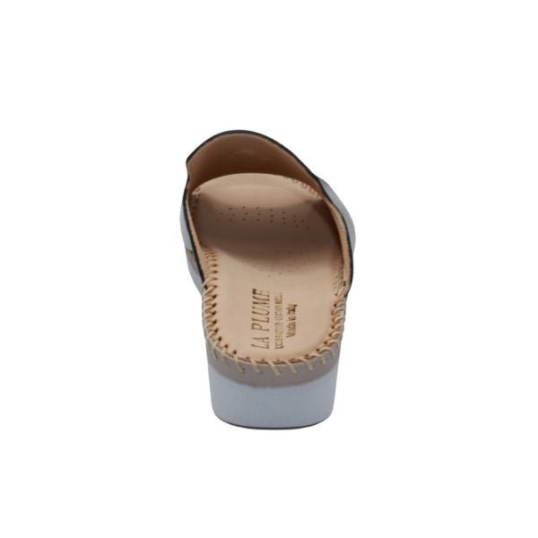 Tassle Leather Whip-Stitched Slide