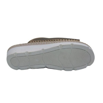 Tassle Leather Whip-Stitched Slide