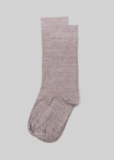 American Trench Linen Dress Sock Socks back view