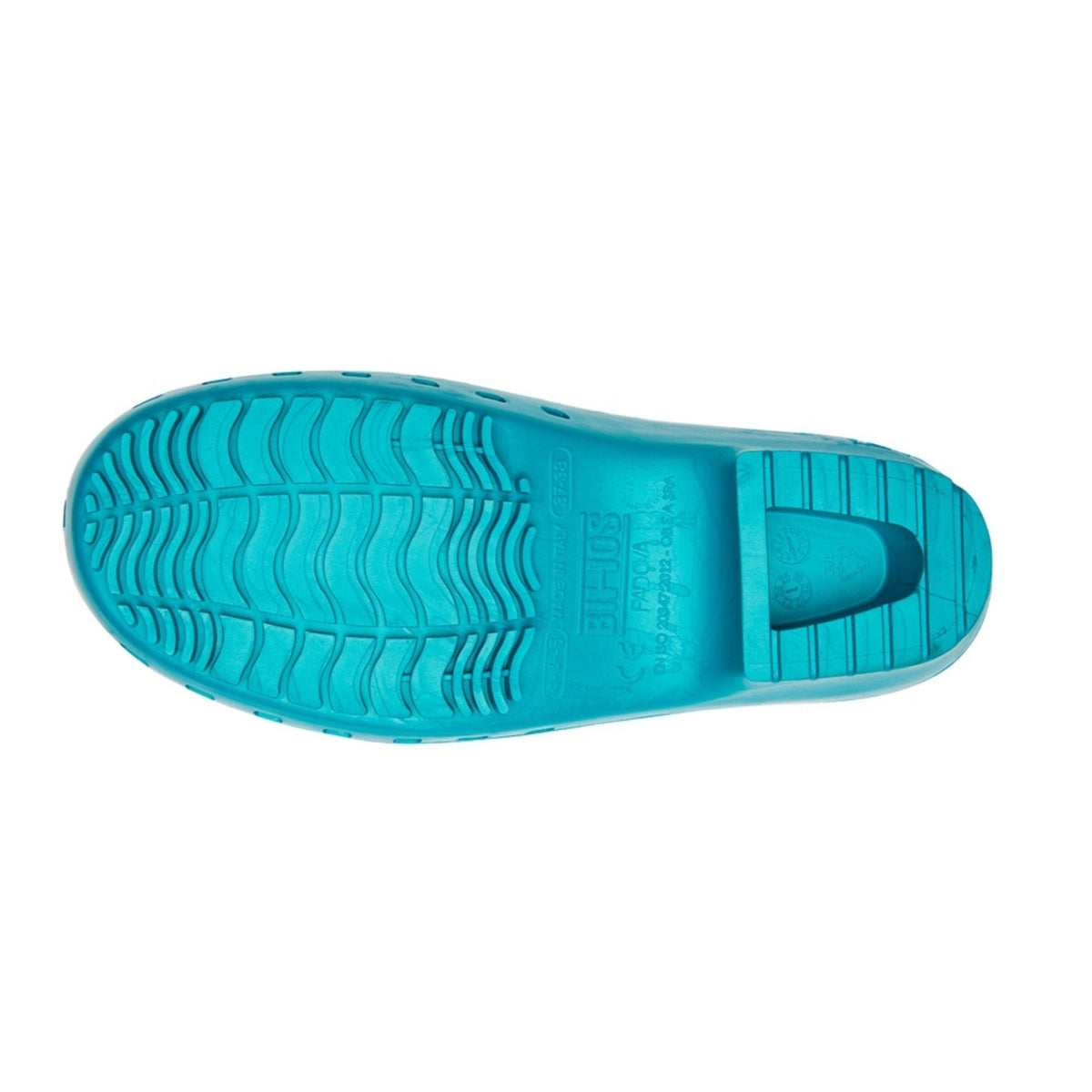 Calzuro Classic Without Holes Teal – sole view