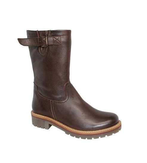 Eric Michael Thistle Women’s Leather Elastic Ankle Bootie
