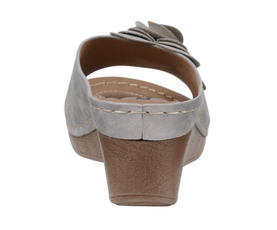 Women's Tokyo Silver Wedge Sandals